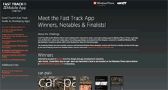 Desktop Screenshot of fasttrackapp.core77.com